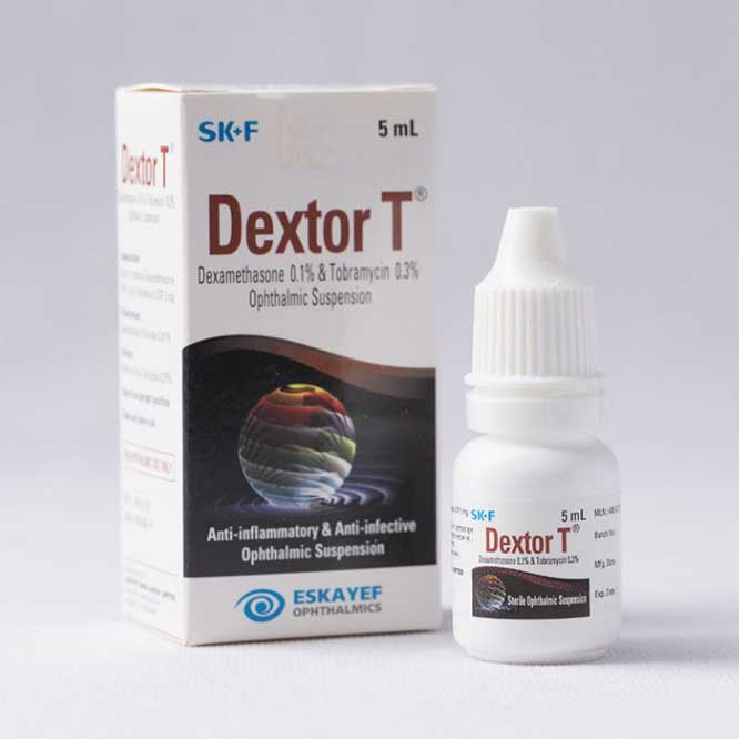 Pack Image: Dextor-T 0.1% 0.3% Eye Drop (5 ml drop)