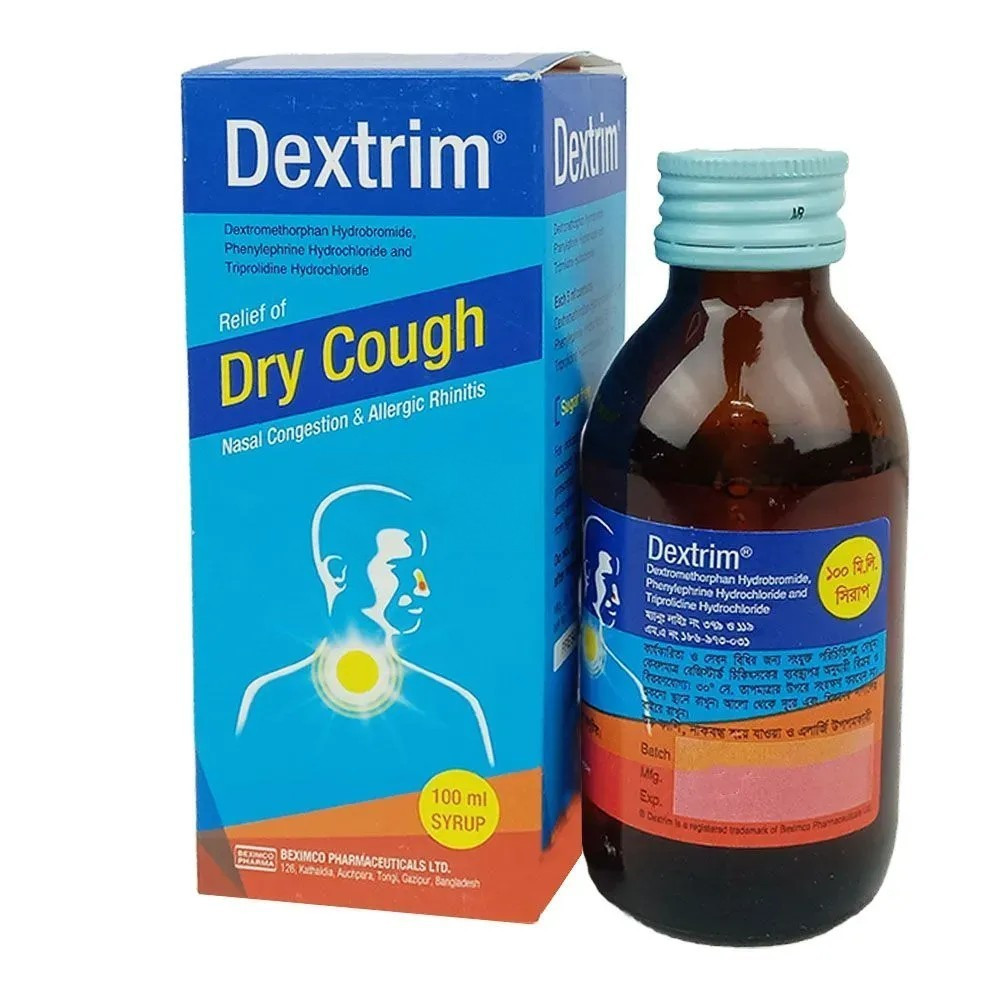 Pack Image: Dextrim (20 mg Syrup (100 ml bottle)