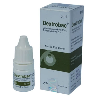 Pack Image: Dextrobac 0.1% 0.3% Eye Drop (5 ml drop)