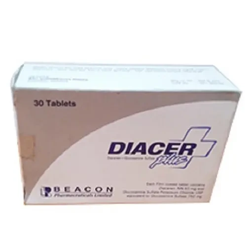 Pack Image: Diacer Plus 750 mg Tablet (3 x 10)