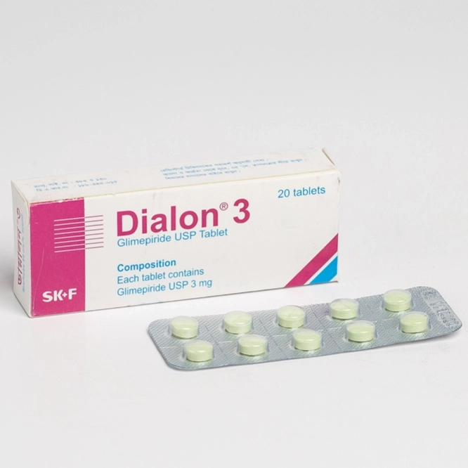 Pack Image: Dialon 3 mg Tablet (2 x 10)