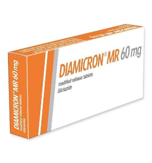 Pack Image: Diamicron MR 60 mg Tablet (2 x 15)