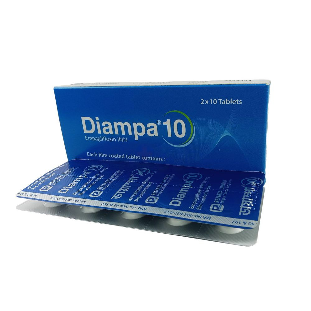 Pack Image: Diampa 10 mg Tablet (3 x 10)