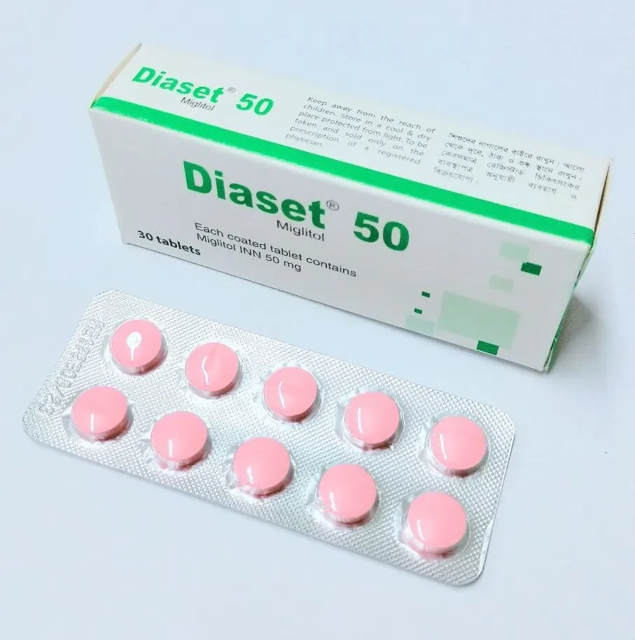 Pack Image: Diaset 50 mg Tablet (3 x 10)