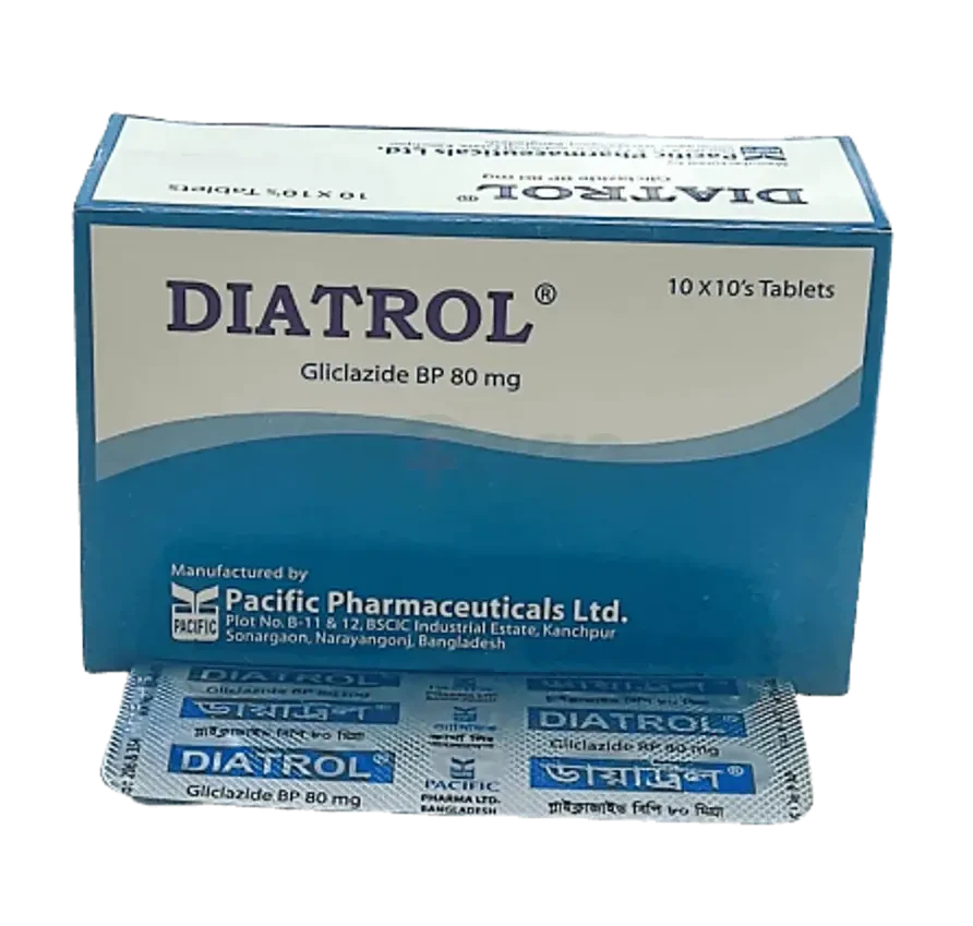 Pack Image: Diatrol 80 mg Tablet (10 x 10)