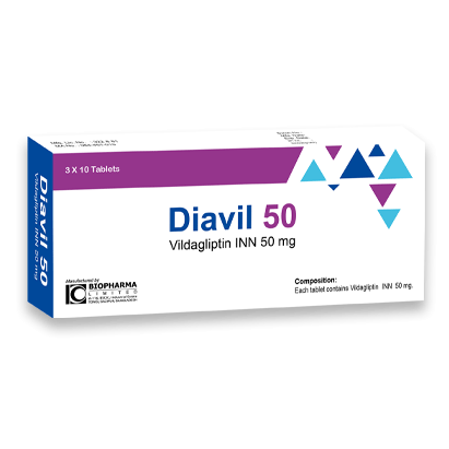 Pack Image: Diavil 50 mg Tablet (3 x 10)