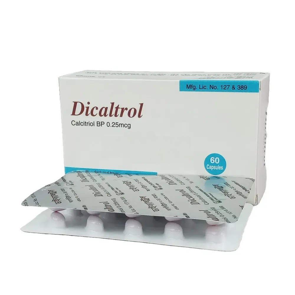 Pack Image: Dicaltrol 0.25 mcg Capsule (4 x 15)