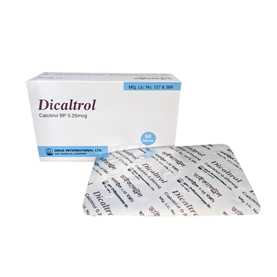 Pack Image: Dicaltrol 0.25 mcg Capsule (4 x 15)