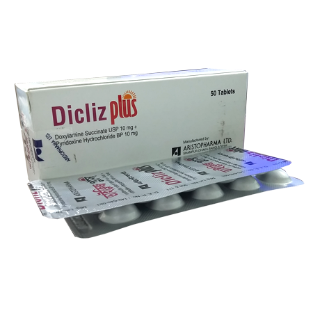 Pack Image: Dicliz Plus 10 mg Tablet (5 x 10)