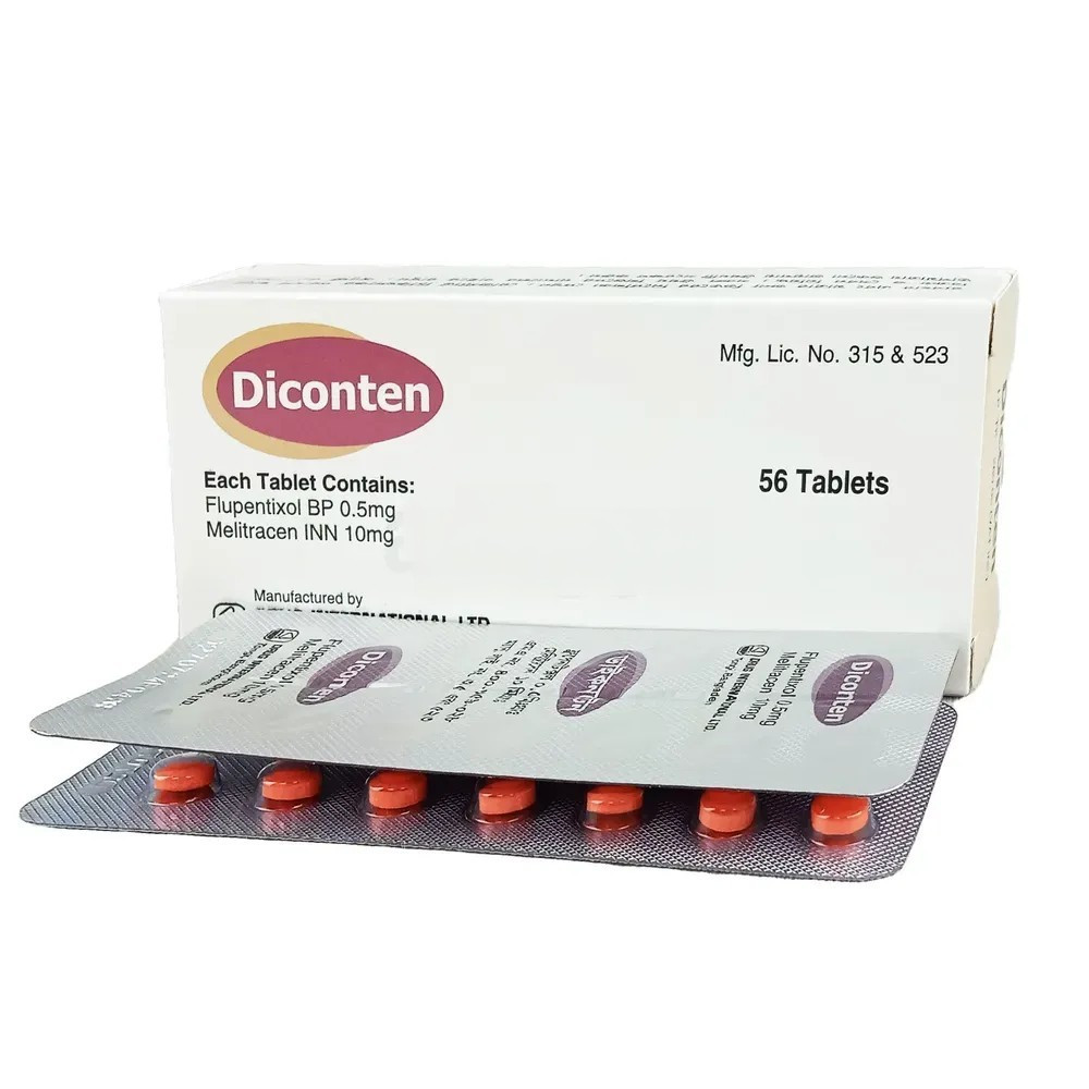 Pack Image: Diconten 0.5 mg Tablet (4 x 14)