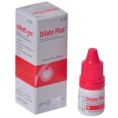 Pack Image: Dilate Plus 0.8% 5% Eye Drop (5 ml drop)