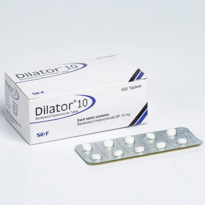 Pack Image: Dilator 10 mg Tablet (10 x 10)