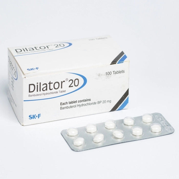 Pack Image: Dilator 20 mg Tablet (10 x 10)