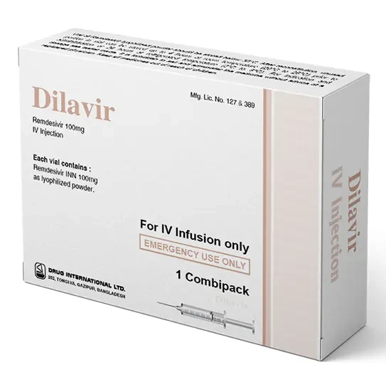 Pack Image: Dilavir 5 mg Injection (100 mg vial)