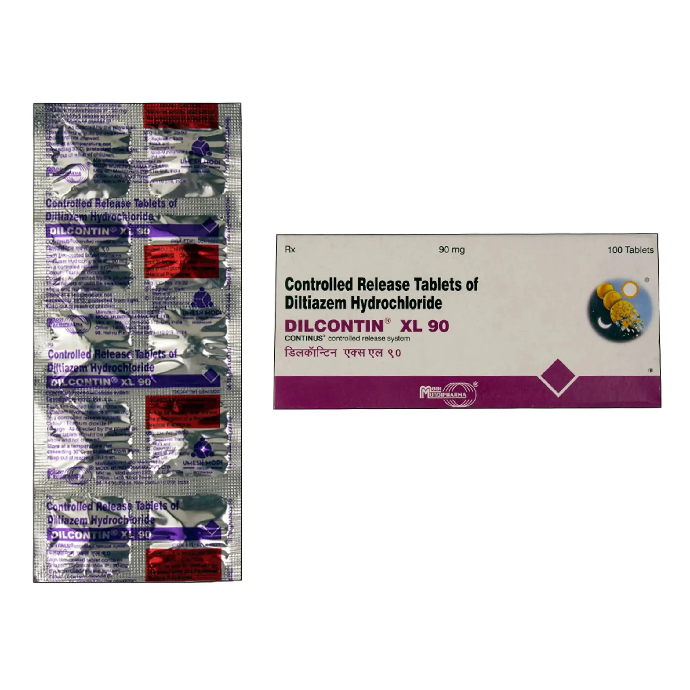 Pack Image: Dilcontin XL 90 mg Tablet (3 x 10)