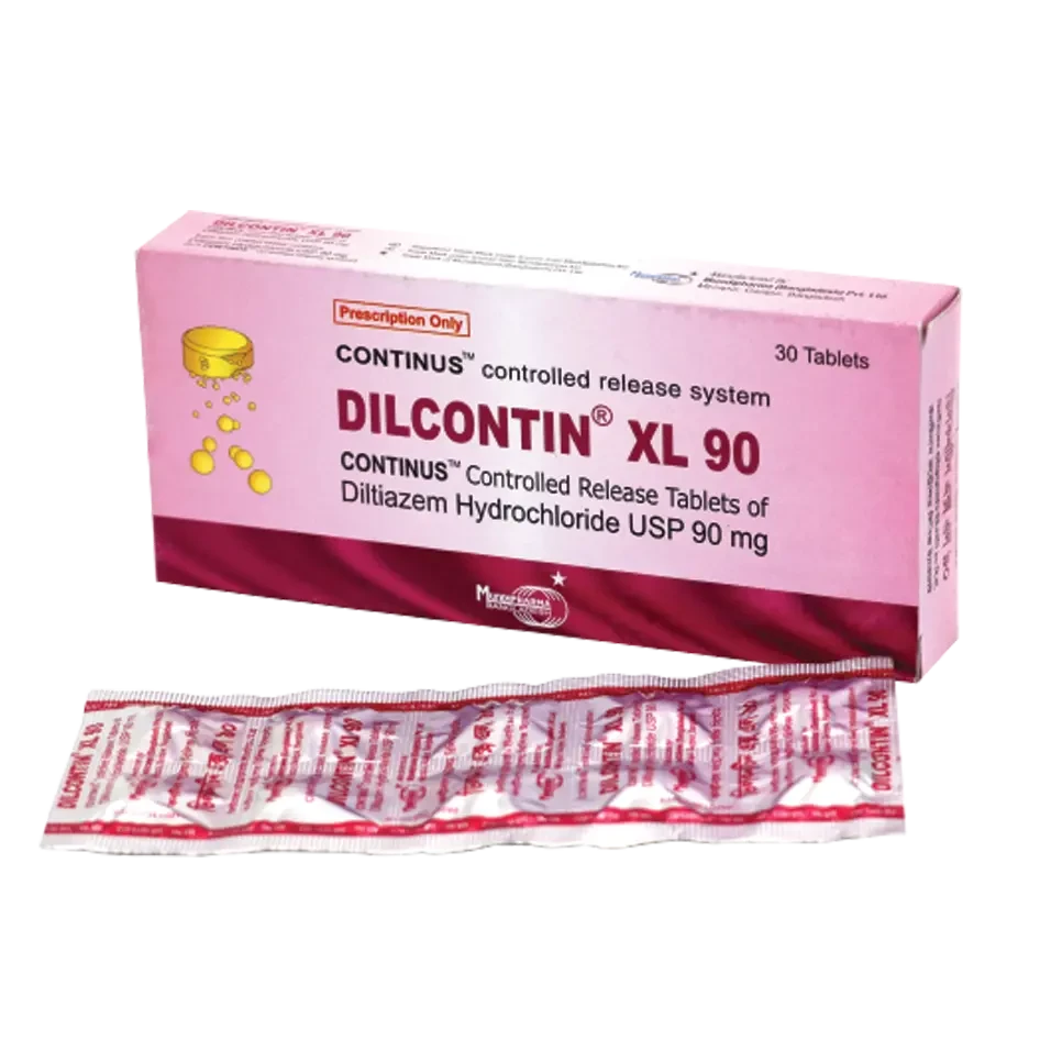 Pack Image: Dilcontin XL 90 mg Tablet (3 x 10)