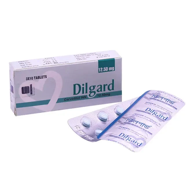 Pack Image: Dilgard 12.5 mg Tablet (3 x 10)