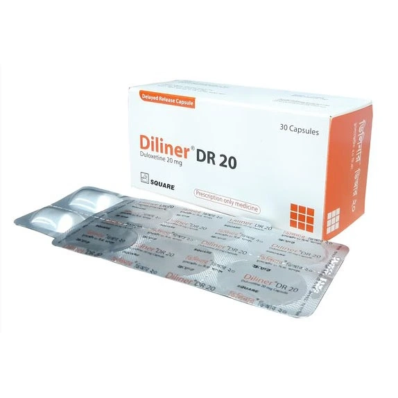 Pack Image: Diliner DR 20 mg DR Capsule (5 x 6)