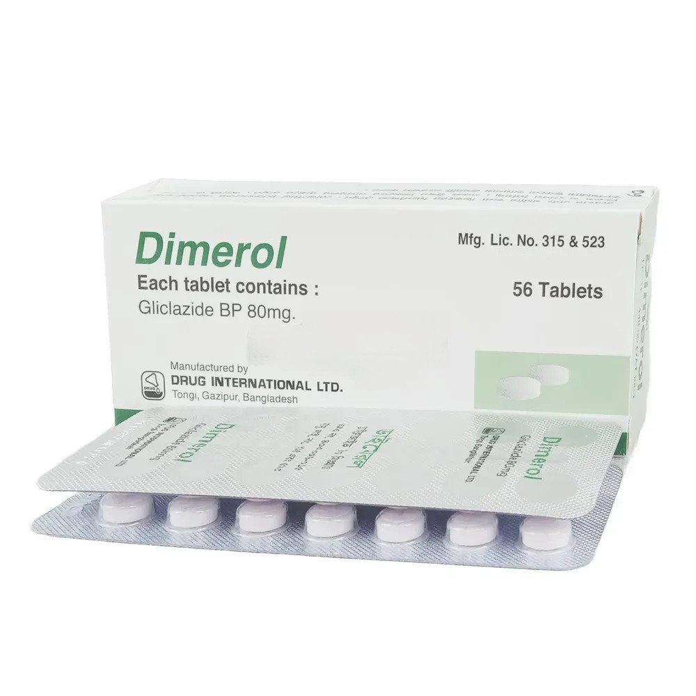 Pack Image: Dimerol 80 mg Tablet (4 x 14)