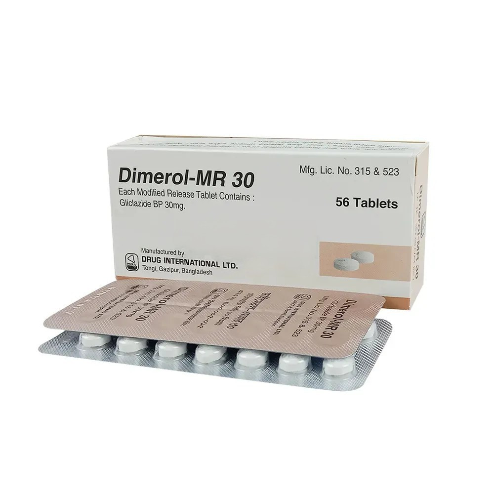Pack Image: Dimerol MR 30 mg Tablet (4 x 14)