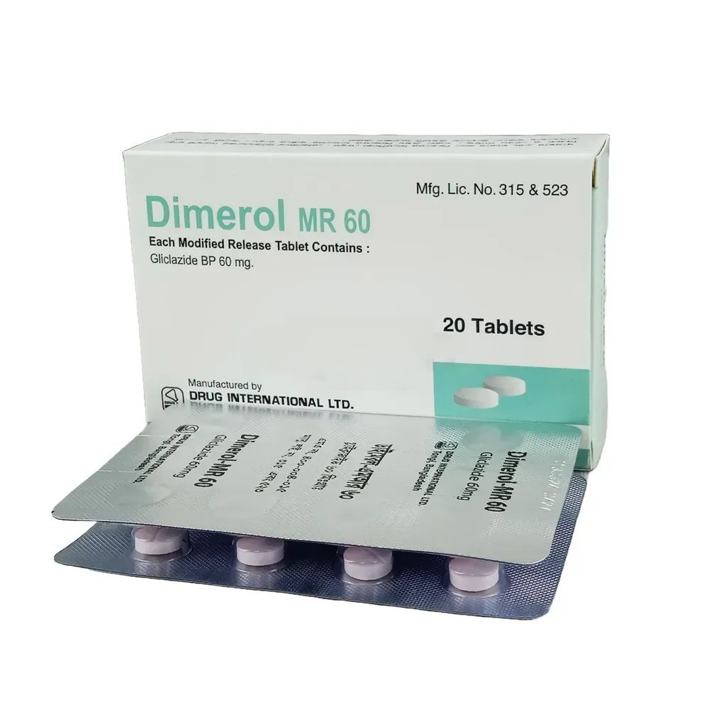 Pack Image: Dimerol MR 60 mg Tablet (2 x 10)