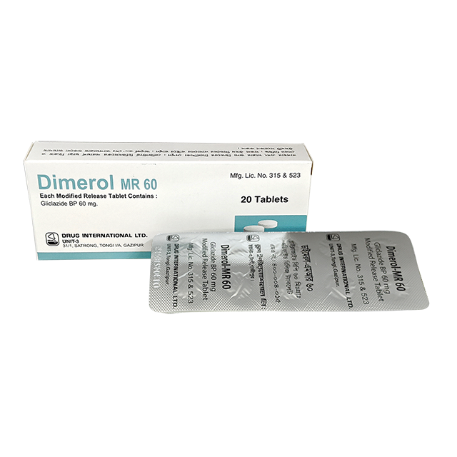 Pack Image: Dimerol MR 60 mg Tablet (2 x 10)