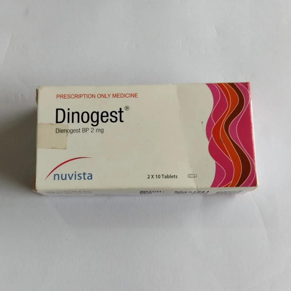 Pack Image: Dinogest 2 mg Tablet (2 x 10)