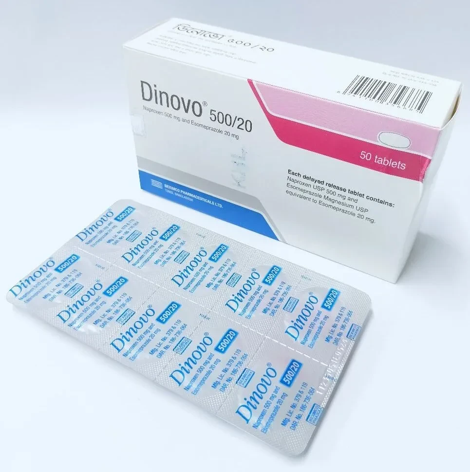 Pack Image: Dinovo 500 mg Tablet (5 x 10)