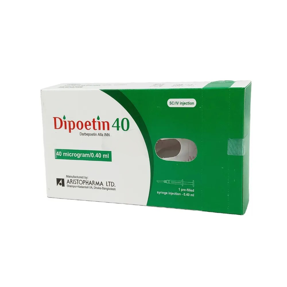 Pack Image: Dipoetin 40 mcg Injection (40 mcg pre-filled syringe)