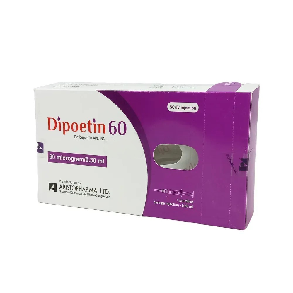 Pack Image: Dipoetin 60 mcg Injection (60 mcg pre-filled syringe)