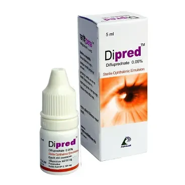 Pack Image: Dipred 0.05% Eye Drop (5 ml drop)