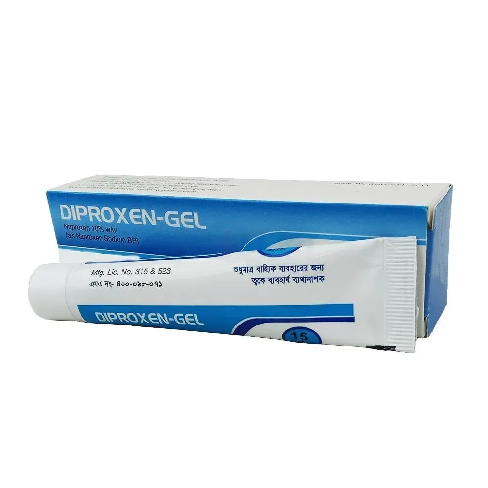 Pack Image: Diproxen 10% w Gel (15 gm tube)