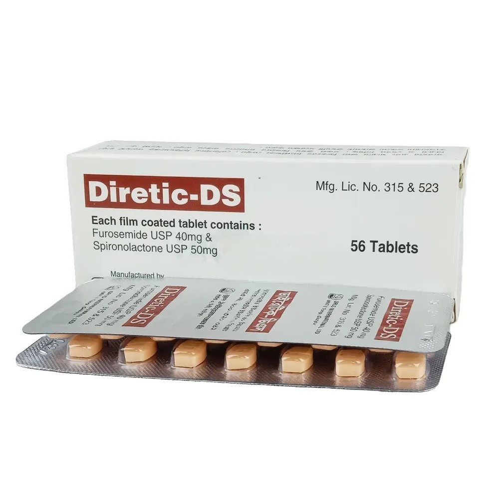 Pack Image: Diretic-DS 40 mg Tablet (4 x 14)