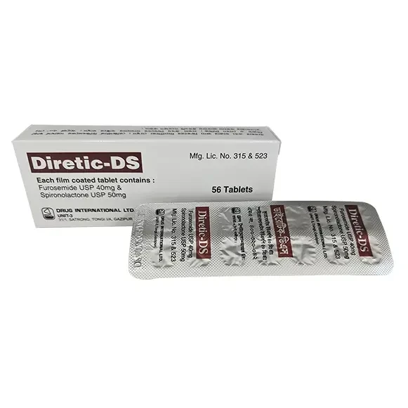 Pack Image: Diretic-DS 40 mg Tablet (4 x 14)