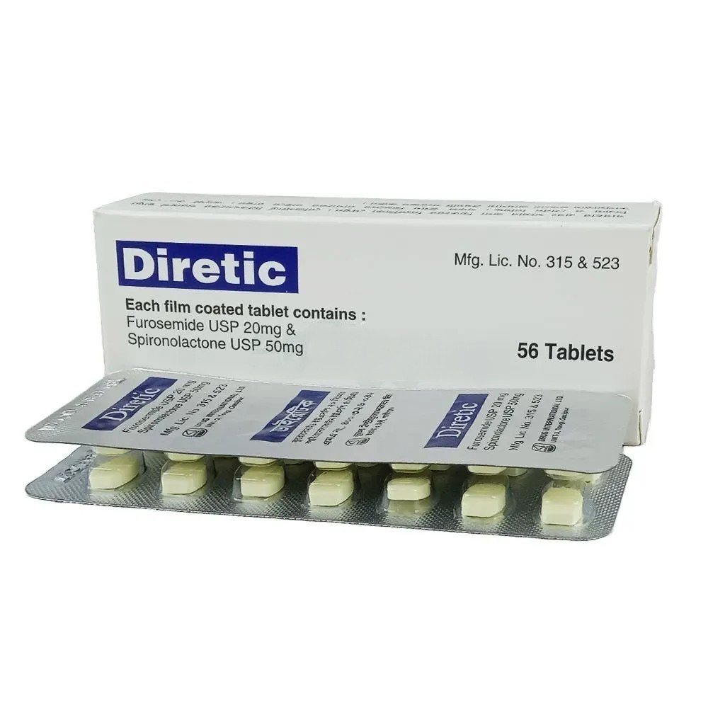 Pack Image: Diretic 20 mg Tablet (4 x 14)