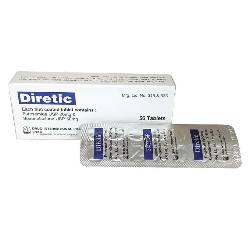 Pack Image: Diretic 20 mg Tablet (4 x 14)