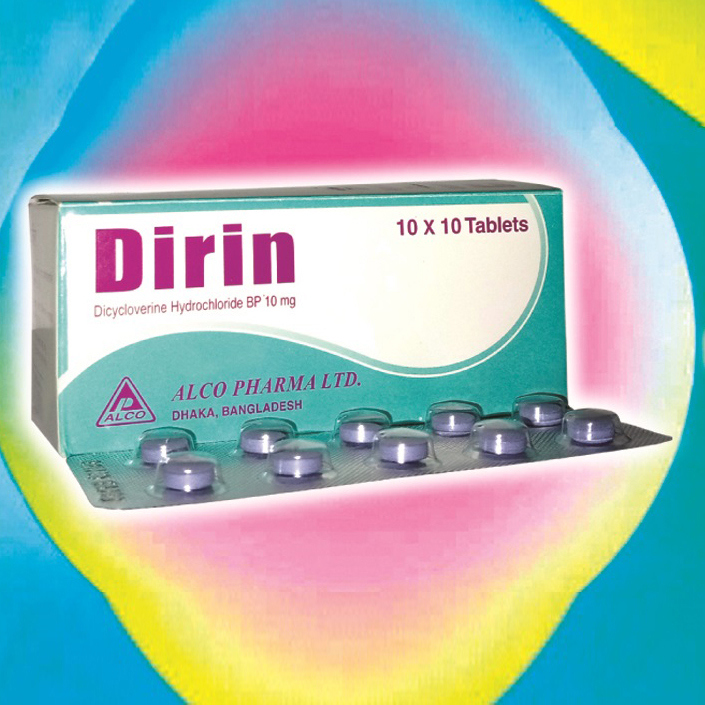 Pack Image: Dirin 10 mg Tablet (10 x 10)