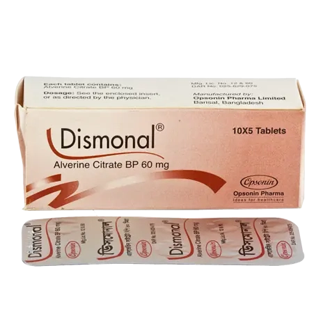 Pack Image: Dismonal 60 mg Tablet (5 x 10)