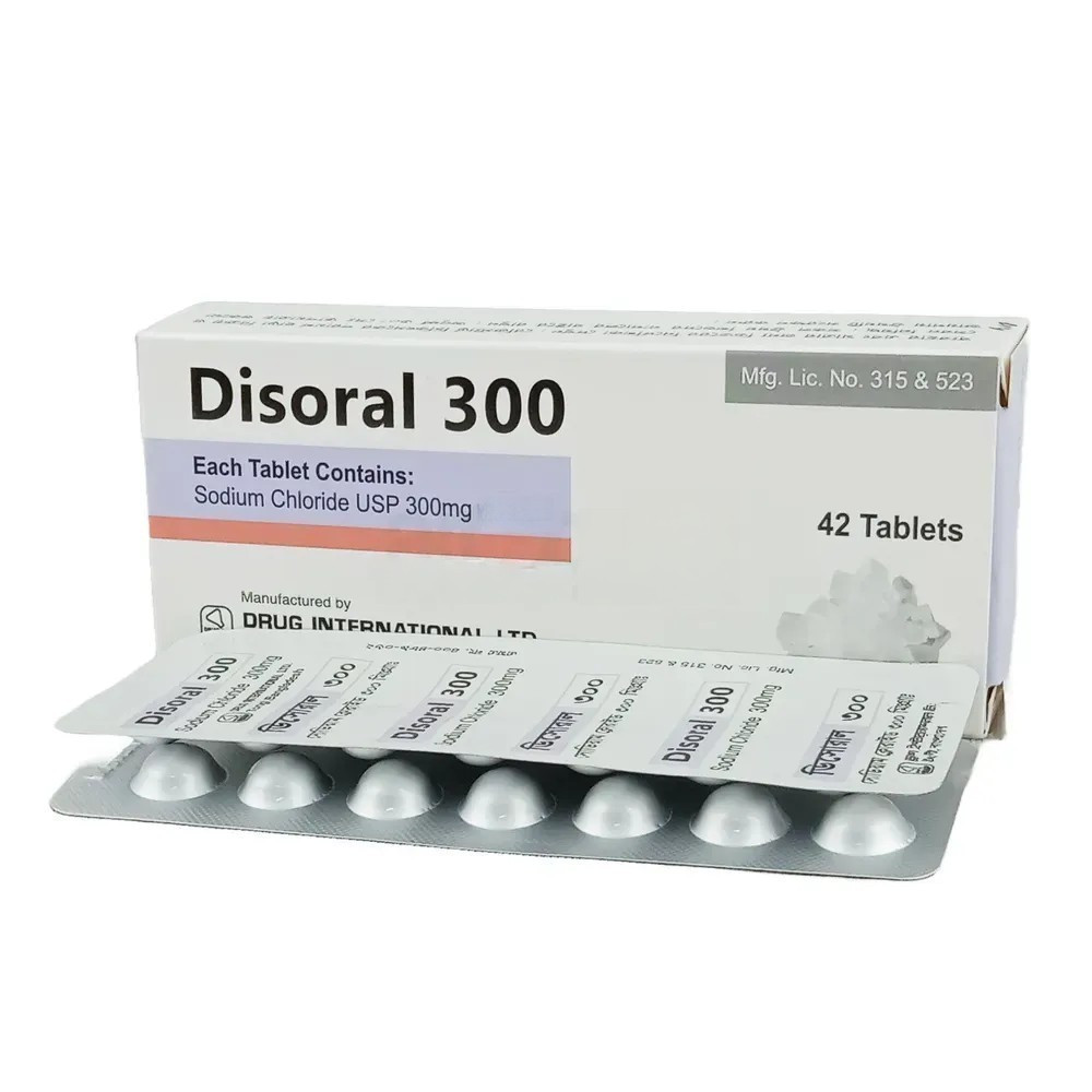 Pack Image: Disoral 300 mg Tablet (3 x 14)