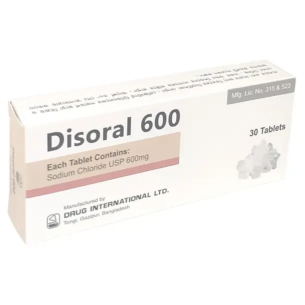 Pack Image: Disoral 600 mg Tablet (3 x 10)
