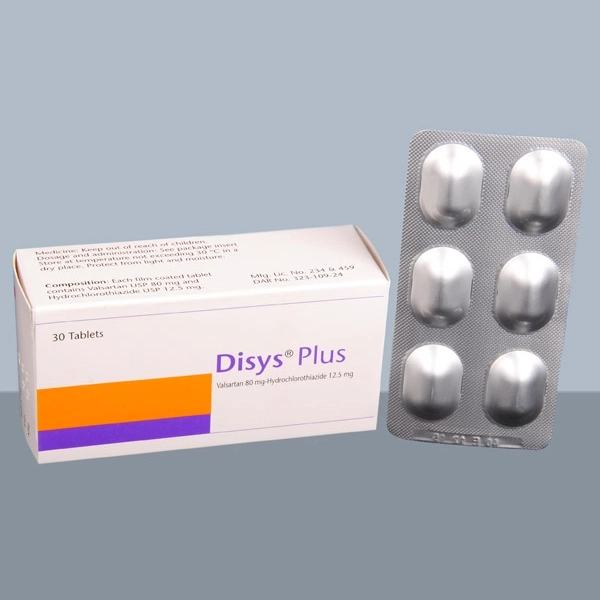 Pack Image: Disys Plus 80 mg Tablet (5 x 6)