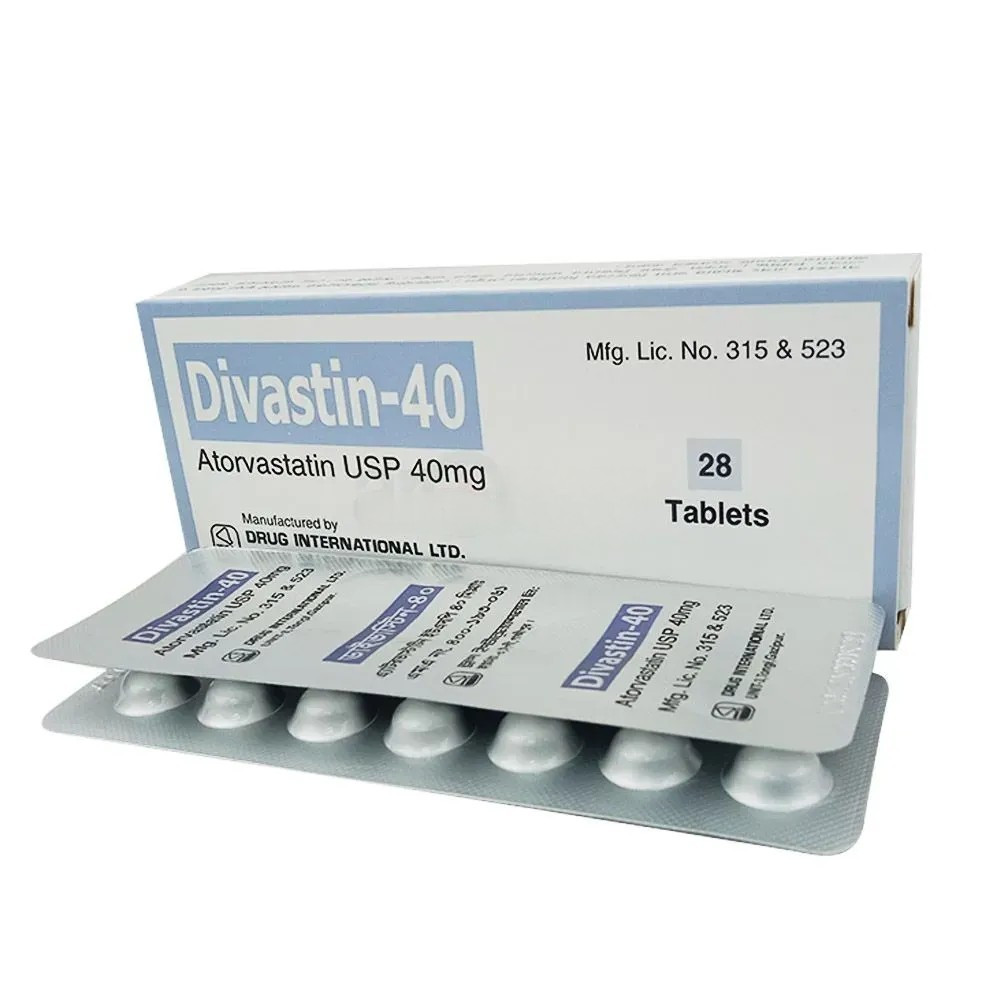 Pack Image: Divastin 40 mg Tablet (2 x 14)