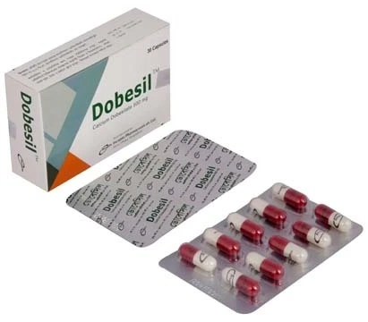 Pack Image: Dobesil 500 mg Capsule (3 x 10)
