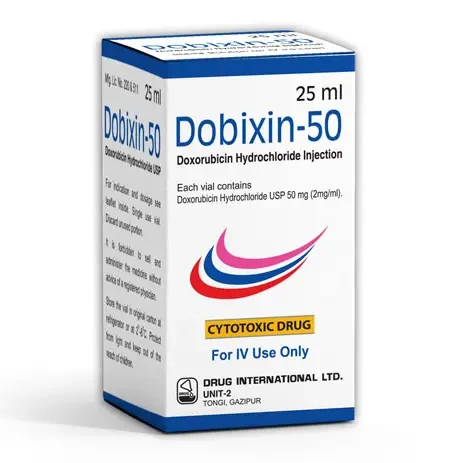 Pack Image: Dobixin 2 mg Injection (50 mg vial)
