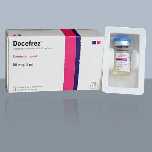 Pack Image: Docefrez 80 mg Injection (80 mg vial)
