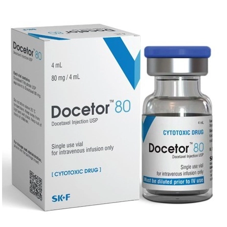 Pack Image: Docetor 80 mg Injection (80 mg vial)