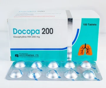 Pack Image: Docopa 200 mg Tablet (10 x 10)