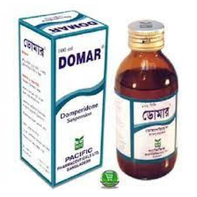 Pack Image: Domar 5 mg Suspension (60 ml bottle)