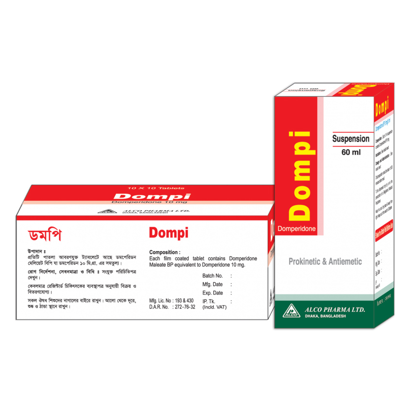 Pack Image: Dompi 10 mg Tablet (16 x 10)