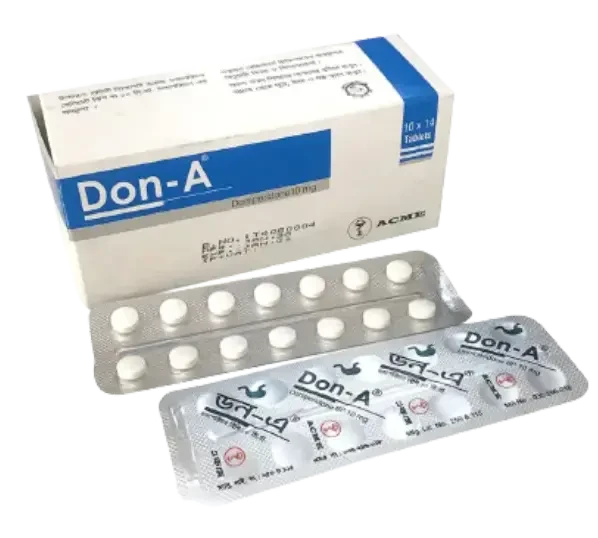 Pack Image: Don-A 10 mg Tablet (1 x 28)